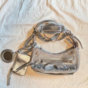 Steve Madden BGLOWING silver bling bag